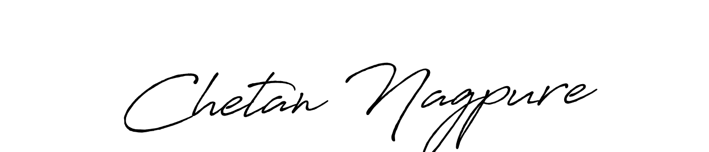Use a signature maker to create a handwritten signature online. With this signature software, you can design (Antro_Vectra_Bolder) your own signature for name Chetan Nagpure. Chetan Nagpure signature style 7 images and pictures png