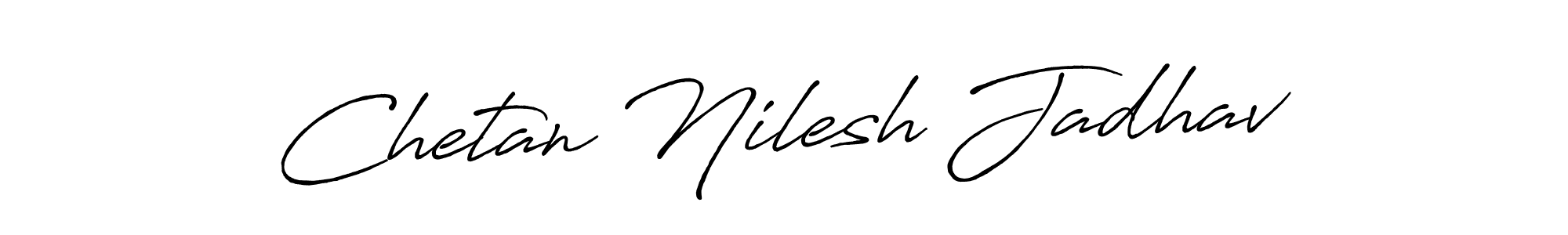 Similarly Antro_Vectra_Bolder is the best handwritten signature design. Signature creator online .You can use it as an online autograph creator for name Chetan Nilesh Jadhav. Chetan Nilesh Jadhav signature style 7 images and pictures png