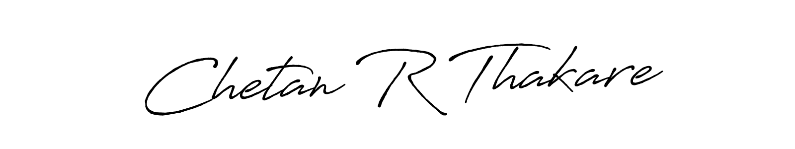 The best way (Antro_Vectra_Bolder) to make a short signature is to pick only two or three words in your name. The name Chetan R Thakare include a total of six letters. For converting this name. Chetan R Thakare signature style 7 images and pictures png