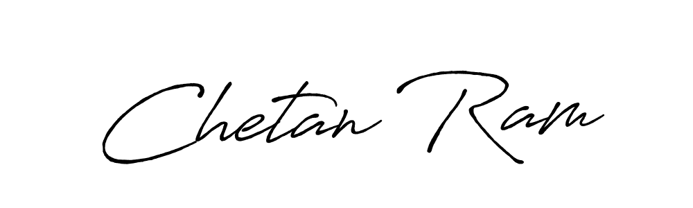 Make a beautiful signature design for name Chetan Ram. With this signature (Antro_Vectra_Bolder) style, you can create a handwritten signature for free. Chetan Ram signature style 7 images and pictures png