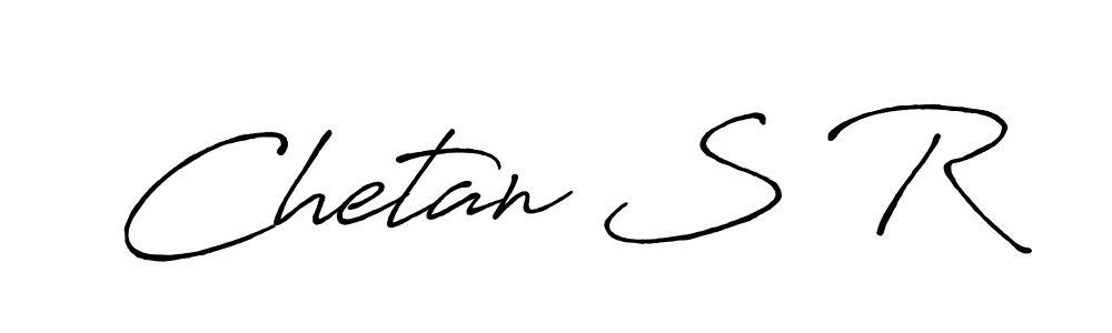 Also we have Chetan S R name is the best signature style. Create professional handwritten signature collection using Antro_Vectra_Bolder autograph style. Chetan S R signature style 7 images and pictures png