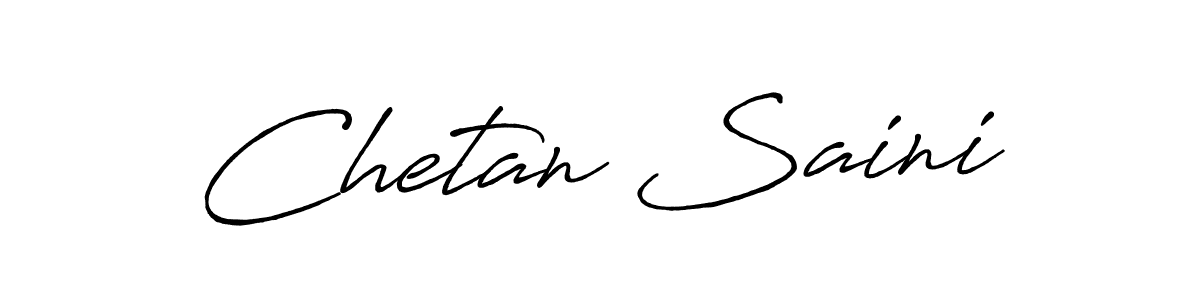 Similarly Antro_Vectra_Bolder is the best handwritten signature design. Signature creator online .You can use it as an online autograph creator for name Chetan Saini. Chetan Saini signature style 7 images and pictures png