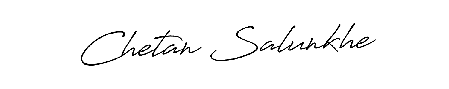 The best way (Antro_Vectra_Bolder) to make a short signature is to pick only two or three words in your name. The name Chetan Salunkhe include a total of six letters. For converting this name. Chetan Salunkhe signature style 7 images and pictures png