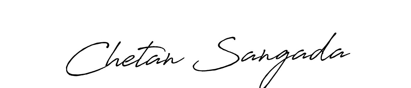 This is the best signature style for the Chetan Sangada name. Also you like these signature font (Antro_Vectra_Bolder). Mix name signature. Chetan Sangada signature style 7 images and pictures png