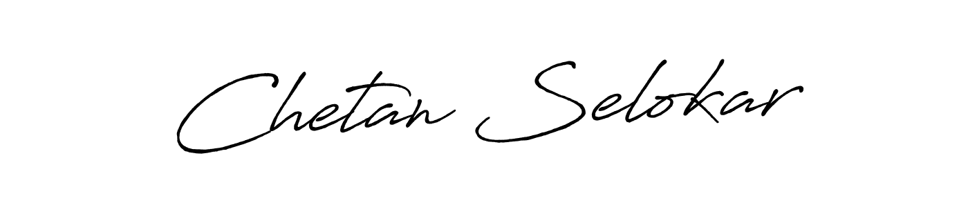 Once you've used our free online signature maker to create your best signature Antro_Vectra_Bolder style, it's time to enjoy all of the benefits that Chetan Selokar name signing documents. Chetan Selokar signature style 7 images and pictures png