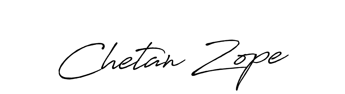 Also we have Chetan Zope name is the best signature style. Create professional handwritten signature collection using Antro_Vectra_Bolder autograph style. Chetan Zope signature style 7 images and pictures png