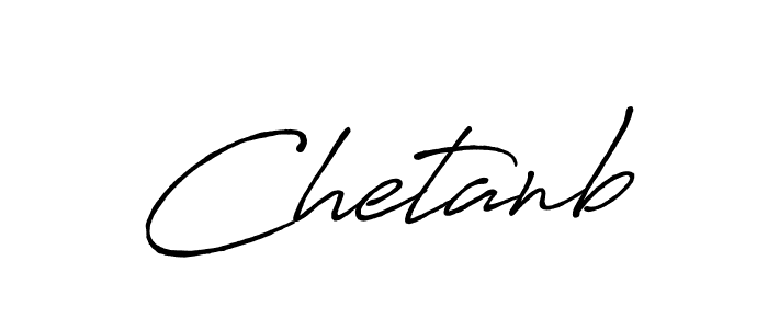 Create a beautiful signature design for name Chetanb. With this signature (Antro_Vectra_Bolder) fonts, you can make a handwritten signature for free. Chetanb signature style 7 images and pictures png