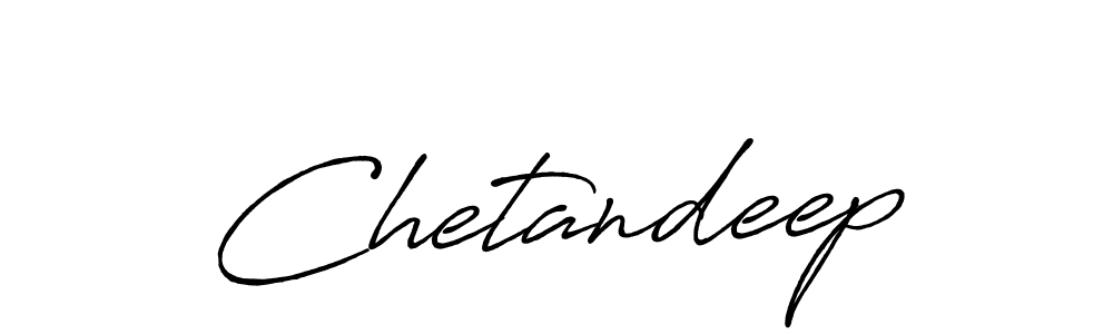 Also we have Chetandeep name is the best signature style. Create professional handwritten signature collection using Antro_Vectra_Bolder autograph style. Chetandeep signature style 7 images and pictures png