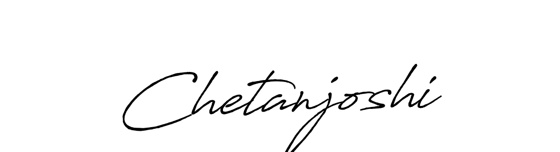 Create a beautiful signature design for name Chetanjoshi. With this signature (Antro_Vectra_Bolder) fonts, you can make a handwritten signature for free. Chetanjoshi signature style 7 images and pictures png