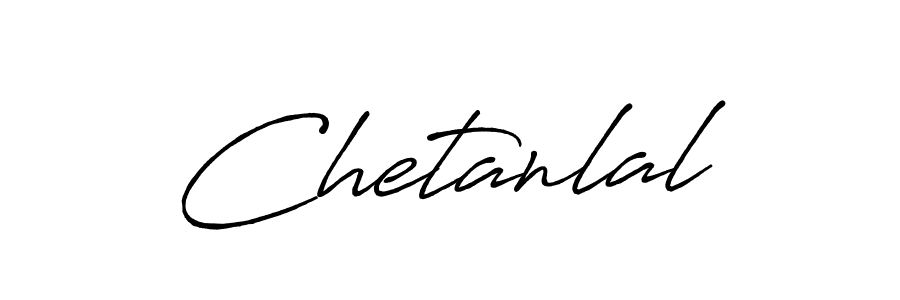 Make a beautiful signature design for name Chetanlal. With this signature (Antro_Vectra_Bolder) style, you can create a handwritten signature for free. Chetanlal signature style 7 images and pictures png