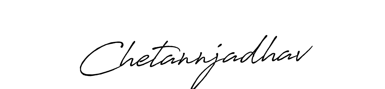 How to make Chetannjadhav name signature. Use Antro_Vectra_Bolder style for creating short signs online. This is the latest handwritten sign. Chetannjadhav signature style 7 images and pictures png