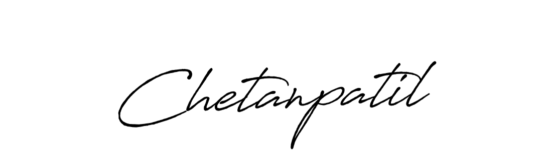 Design your own signature with our free online signature maker. With this signature software, you can create a handwritten (Antro_Vectra_Bolder) signature for name Chetanpatil. Chetanpatil signature style 7 images and pictures png