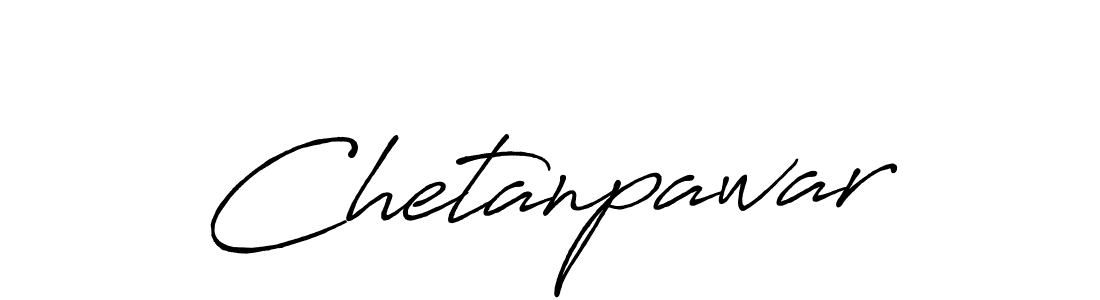 How to make Chetanpawar signature? Antro_Vectra_Bolder is a professional autograph style. Create handwritten signature for Chetanpawar name. Chetanpawar signature style 7 images and pictures png