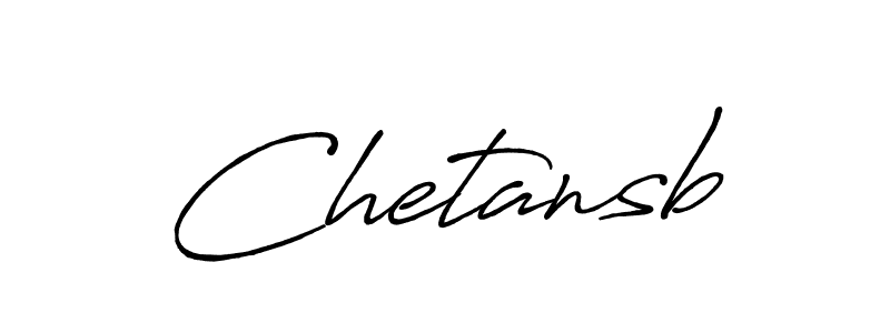 Also we have Chetansb name is the best signature style. Create professional handwritten signature collection using Antro_Vectra_Bolder autograph style. Chetansb signature style 7 images and pictures png