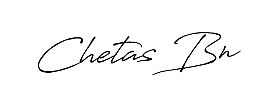 Make a beautiful signature design for name Chetas Bn. With this signature (Antro_Vectra_Bolder) style, you can create a handwritten signature for free. Chetas Bn signature style 7 images and pictures png