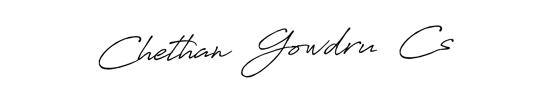 Make a short Chethan  Gowdru  Cs signature style. Manage your documents anywhere anytime using Antro_Vectra_Bolder. Create and add eSignatures, submit forms, share and send files easily. Chethan  Gowdru  Cs signature style 7 images and pictures png
