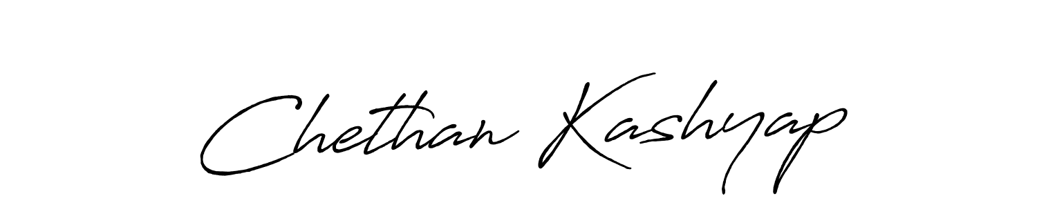 Design your own signature with our free online signature maker. With this signature software, you can create a handwritten (Antro_Vectra_Bolder) signature for name Chethan Kashyap. Chethan Kashyap signature style 7 images and pictures png