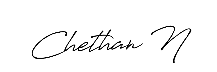 Similarly Antro_Vectra_Bolder is the best handwritten signature design. Signature creator online .You can use it as an online autograph creator for name Chethan N. Chethan N signature style 7 images and pictures png