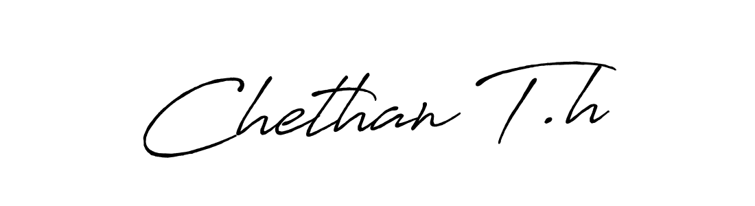 This is the best signature style for the Chethan T.h name. Also you like these signature font (Antro_Vectra_Bolder). Mix name signature. Chethan T.h signature style 7 images and pictures png