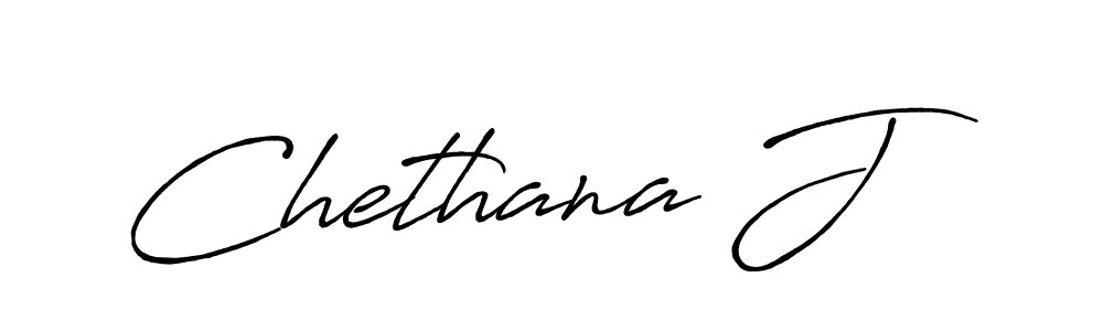 Similarly Antro_Vectra_Bolder is the best handwritten signature design. Signature creator online .You can use it as an online autograph creator for name Chethana J. Chethana J signature style 7 images and pictures png