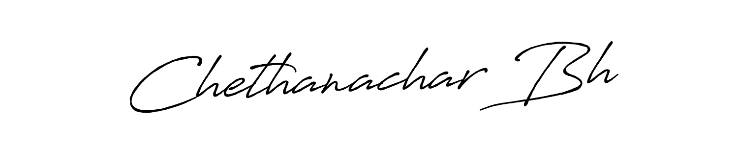 Also we have Chethanachar Bh name is the best signature style. Create professional handwritten signature collection using Antro_Vectra_Bolder autograph style. Chethanachar Bh signature style 7 images and pictures png