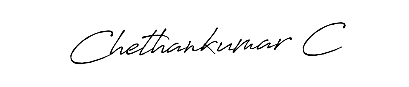 Use a signature maker to create a handwritten signature online. With this signature software, you can design (Antro_Vectra_Bolder) your own signature for name Chethankumar C. Chethankumar C signature style 7 images and pictures png