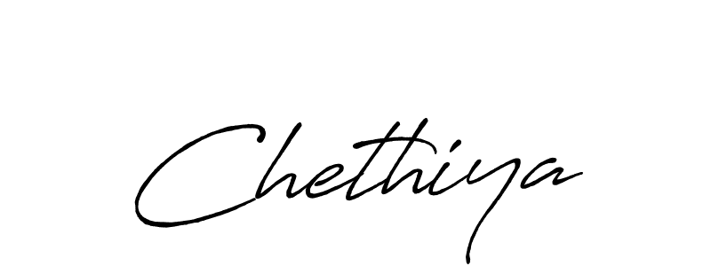 Make a beautiful signature design for name Chethiya. With this signature (Antro_Vectra_Bolder) style, you can create a handwritten signature for free. Chethiya signature style 7 images and pictures png