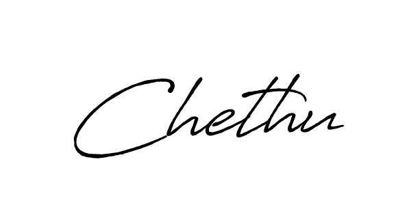 Create a beautiful signature design for name Chethu. With this signature (Antro_Vectra_Bolder) fonts, you can make a handwritten signature for free. Chethu signature style 7 images and pictures png