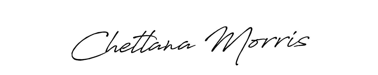 Make a beautiful signature design for name Chetlana Morris. With this signature (Antro_Vectra_Bolder) style, you can create a handwritten signature for free. Chetlana Morris signature style 7 images and pictures png