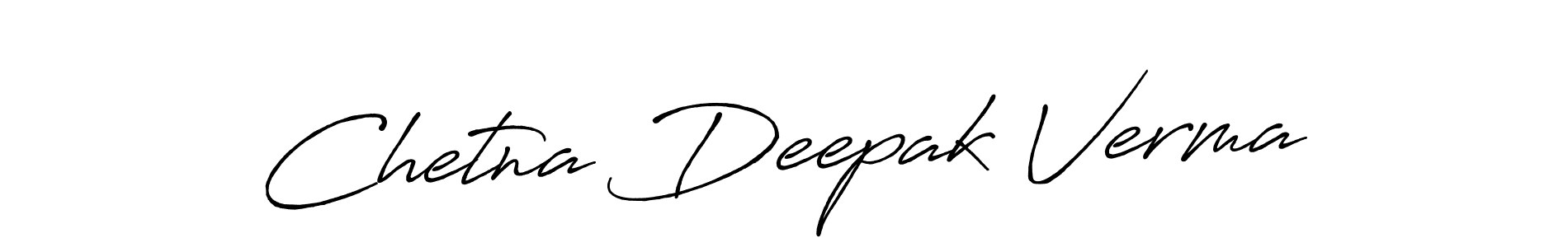 Use a signature maker to create a handwritten signature online. With this signature software, you can design (Antro_Vectra_Bolder) your own signature for name Chetna Deepak Verma. Chetna Deepak Verma signature style 7 images and pictures png