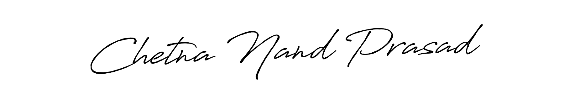 Chetna Nand Prasad stylish signature style. Best Handwritten Sign (Antro_Vectra_Bolder) for my name. Handwritten Signature Collection Ideas for my name Chetna Nand Prasad. Chetna Nand Prasad signature style 7 images and pictures png