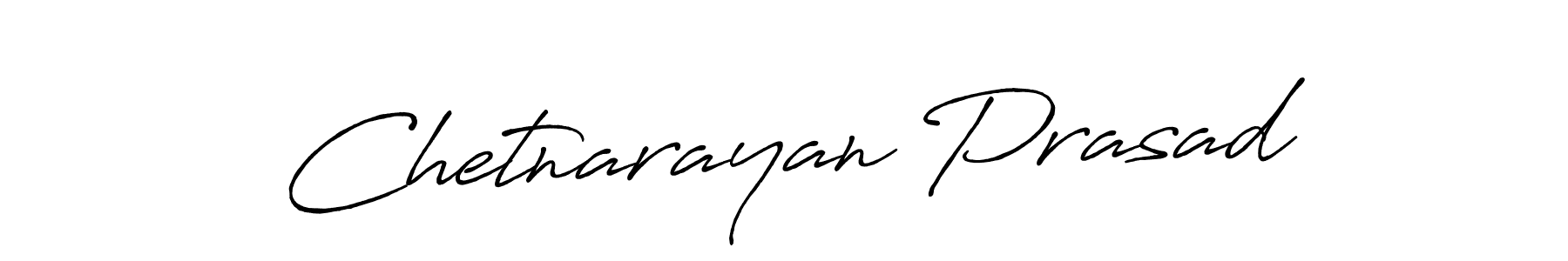 Make a beautiful signature design for name Chetnarayan Prasad. With this signature (Antro_Vectra_Bolder) style, you can create a handwritten signature for free. Chetnarayan Prasad signature style 7 images and pictures png