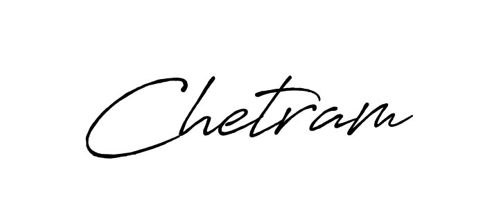 Design your own signature with our free online signature maker. With this signature software, you can create a handwritten (Antro_Vectra_Bolder) signature for name Chetram. Chetram signature style 7 images and pictures png