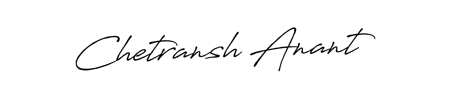 This is the best signature style for the Chetransh Anant name. Also you like these signature font (Antro_Vectra_Bolder). Mix name signature. Chetransh Anant signature style 7 images and pictures png