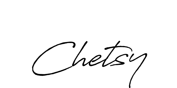 Antro_Vectra_Bolder is a professional signature style that is perfect for those who want to add a touch of class to their signature. It is also a great choice for those who want to make their signature more unique. Get Chetsy name to fancy signature for free. Chetsy signature style 7 images and pictures png
