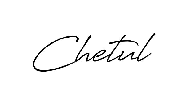 Similarly Antro_Vectra_Bolder is the best handwritten signature design. Signature creator online .You can use it as an online autograph creator for name Chetul. Chetul signature style 7 images and pictures png