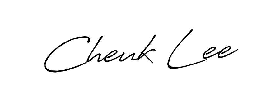if you are searching for the best signature style for your name Cheuk Lee. so please give up your signature search. here we have designed multiple signature styles  using Antro_Vectra_Bolder. Cheuk Lee signature style 7 images and pictures png