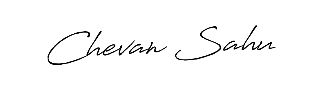 How to Draw Chevan Sahu signature style? Antro_Vectra_Bolder is a latest design signature styles for name Chevan Sahu. Chevan Sahu signature style 7 images and pictures png