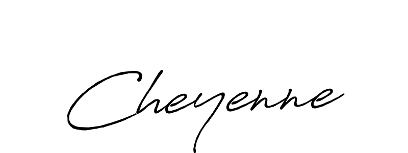 Design your own signature with our free online signature maker. With this signature software, you can create a handwritten (Antro_Vectra_Bolder) signature for name Cheyenne. Cheyenne signature style 7 images and pictures png