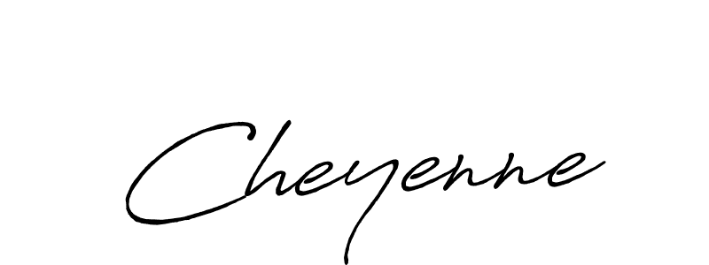 Design your own signature with our free online signature maker. With this signature software, you can create a handwritten (Antro_Vectra_Bolder) signature for name Cheyenne. Cheyenne signature style 7 images and pictures png