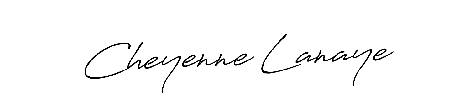 Use a signature maker to create a handwritten signature online. With this signature software, you can design (Antro_Vectra_Bolder) your own signature for name Cheyenne Lanaye. Cheyenne Lanaye signature style 7 images and pictures png