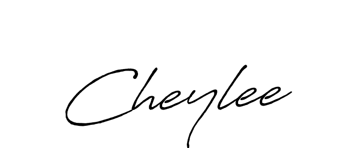 How to make Cheylee signature? Antro_Vectra_Bolder is a professional autograph style. Create handwritten signature for Cheylee name. Cheylee signature style 7 images and pictures png