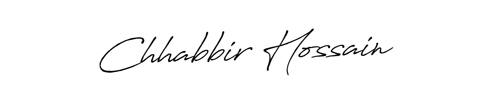 Use a signature maker to create a handwritten signature online. With this signature software, you can design (Antro_Vectra_Bolder) your own signature for name Chhabbir Hossain. Chhabbir Hossain signature style 7 images and pictures png