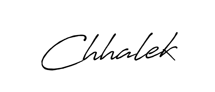 It looks lik you need a new signature style for name Chhalek. Design unique handwritten (Antro_Vectra_Bolder) signature with our free signature maker in just a few clicks. Chhalek signature style 7 images and pictures png
