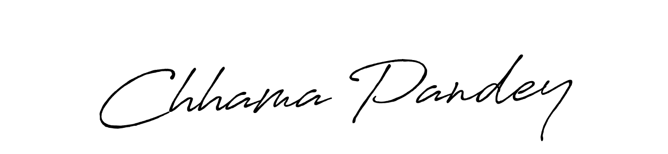 It looks lik you need a new signature style for name Chhama Pandey. Design unique handwritten (Antro_Vectra_Bolder) signature with our free signature maker in just a few clicks. Chhama Pandey signature style 7 images and pictures png
