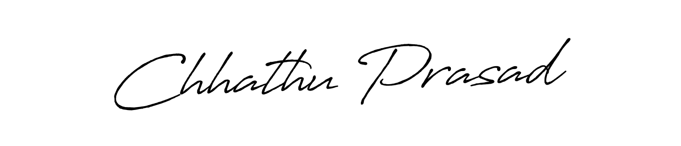 Chhathu Prasad stylish signature style. Best Handwritten Sign (Antro_Vectra_Bolder) for my name. Handwritten Signature Collection Ideas for my name Chhathu Prasad. Chhathu Prasad signature style 7 images and pictures png