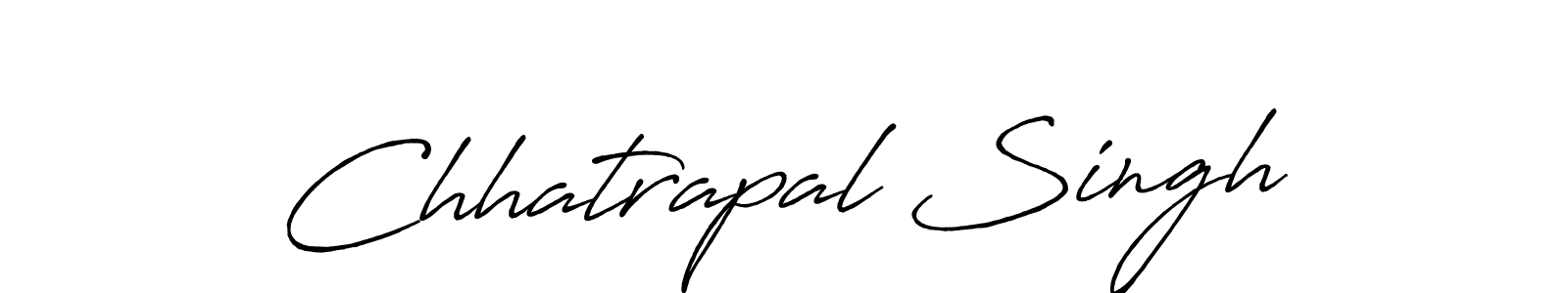 How to make Chhatrapal Singh signature? Antro_Vectra_Bolder is a professional autograph style. Create handwritten signature for Chhatrapal Singh name. Chhatrapal Singh signature style 7 images and pictures png