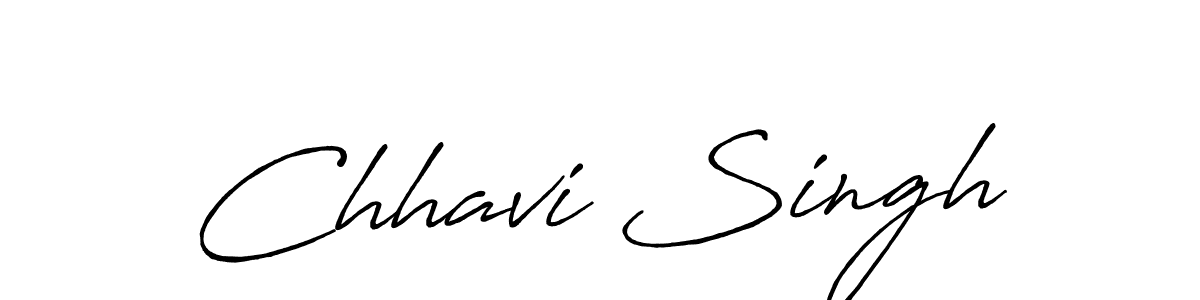It looks lik you need a new signature style for name Chhavi Singh. Design unique handwritten (Antro_Vectra_Bolder) signature with our free signature maker in just a few clicks. Chhavi Singh signature style 7 images and pictures png