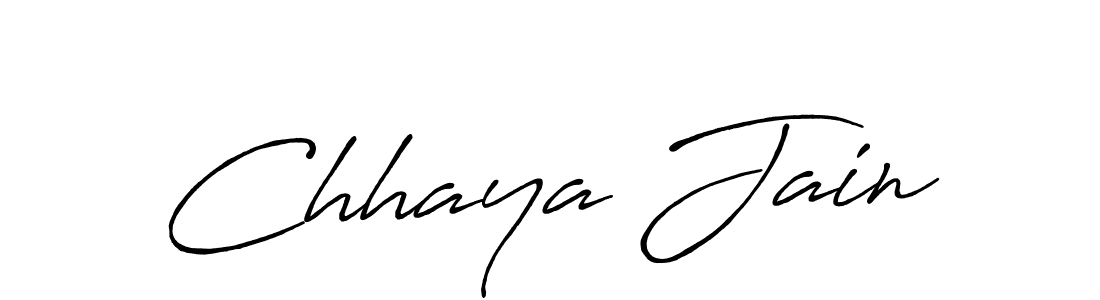 Once you've used our free online signature maker to create your best signature Antro_Vectra_Bolder style, it's time to enjoy all of the benefits that Chhaya Jain name signing documents. Chhaya Jain signature style 7 images and pictures png