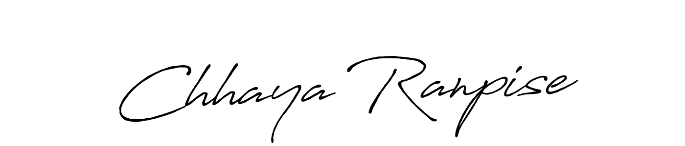 Antro_Vectra_Bolder is a professional signature style that is perfect for those who want to add a touch of class to their signature. It is also a great choice for those who want to make their signature more unique. Get Chhaya Ranpise name to fancy signature for free. Chhaya Ranpise signature style 7 images and pictures png